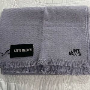 Steve Madden Light Purple Fringed Scarf